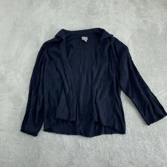 Sigrid Olsen Womens Blue Open-Front Cardigan XL 2619 - Picture 1 of 8